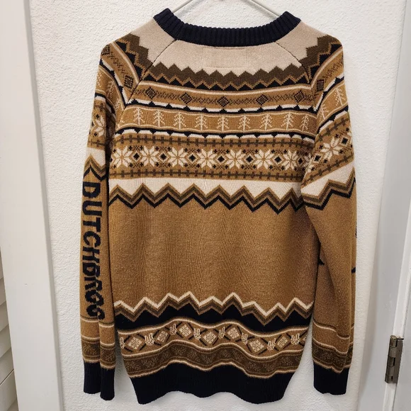 Dutch Bros. Windmill Fair Isle Christmas Sweater - Picture 2 of 6